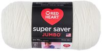 RED HEART Super Saver Jumbo Yarn, Soft White