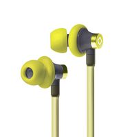 Aircom A3 Active Stereo Earphone - Anti-Radiation Wired Sports Earbuds with Airflow Audio Technology - EMF Protection Handsfree Headphones - Yellow