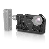 SMALLRIG Smartphone Video Rig, iPhone X/XS Mobile Cage Aluminum Filmmaking Vlogging Rig Case Phone Stabilizer Compatible with 37mm 17mm Moment Lenses Adapter Cold Shoe for Videographer - CPA2414