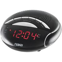 New - NAXA NRC170 Digital Alarm Clock with AM/FM Radio