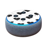 MightySkins Skin Compatible with Amazon Echo Dot (3rd Gen) - Ink Hearts | Protective, Durable, and Unique Vinyl Decal wrap Cover | Easy to Apply, Remove, and Change Styles | Made in The USA