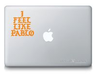 I Feel Like Pablo Logo Kanye West Sticker Decal MacBook, Air, Pro All Models