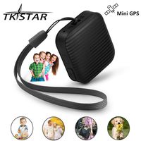 Mini GPS Tracker for Kids,MUXAN Personal GPS Tracker Real Time Tracking Device with SOS Button Voice Monitoring Anti-Lost GPS Tracking Device for Children Elderly Pets (Black)