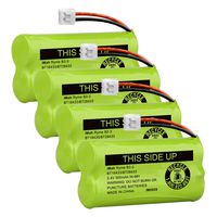 iMah BT18433/BT28433 2.4V 500mAh Ni-MH Cordless Phone Battery Pack, Also Compatible with VTech AT&T Telephone Batteries BT184342/BT284342 BT8300 BT1011 BT1018 BT1022 BT1031 2SN-AAA55H-S-J1, Pack of 4
