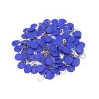 ETEKJOY 100 PCS 125KHz RFID Key Fob Proximity ID Card Token Tag Keypad Card for Door Entry Access Control System for Security Lock Wholesale, Read Only