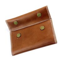 PU Leather Tobacco Bag, Robust and Durable Case, Rolling Tobacco Case. Additional Pocket for Lighter, Filters and Papers