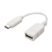 Cable Matters USB 2.0 Type C (USB-C) to Type A (USB-A) Adapter 6 Inches in White