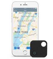 Ivishow Mini Bluetooth GPS Tracker Key Finder Smart Anti-Lost Tag Phone Wallet Bag Pet Locator with App Control Bi-Directional Alarm Self-Timer Function for iOS and Android System