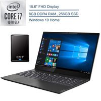2020 Lenovo Ideapad S340 15.6" FHD Laptop Computer, 10th Gen Intel Quard-Core i7 1065G7 up to 3.9GHz, 8GB DDR4, 256GB SSD, 802.11ac WiFi, Black, Windows 10 + EST 500GB External Hard Drive