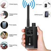 Anti-Spy Wireless RF Signal Detector Bug GPS Hidden Camera Signal Detector，for Hidden Camera GSM Eavesdropping Device GPS Radar Radio Scanner Wireless Signal Device Finder