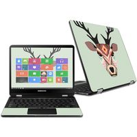 MightySkins Skin Compatible with Samsung Chromebook Pro 12.3" - Aztec Deer | Protective, Durable, and Unique Vinyl Decal wrap Cover | Easy to Apply, Remove, and Change Styles | Made in The USA
