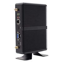 Fanless Mini PC Desktop PC DDR3L Memory with Windows 10 Pro(64 bit) Desktop Computer Support 2.5" SSD/mSATA SSD/Gigabit Ethernet/WiFi/4K Intel Core i7 i5 i3 DIY SSD HDMI&VGA Dual Output/BT4.0