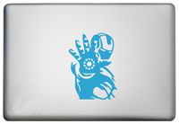 WallDecalsAndArt Iron Man Sticker MacBook Pro Decal is a MacBook Apple Sticker Iron Man. Available in 11, 12, 13 and 15 inch Laptop Sizes. Looks Great with Your Iron Man Theme. Many Colors-ICE Blue