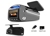 PGTC Car Dash Cam 1.54" IPS FHD 1080p 150° Wide Angle Dashboard Sony323 2.0M Camera Recorder with G-Sensor, Loop Recording, Parking Control, Motion Detection, GPS Tracking