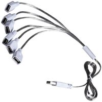 LED Curtain Light, USB Powered Twinkle Light Wedding String Light with Wall Waterfall Light for Indoor Outdoor Decorations Festival Party (6+1 USB)