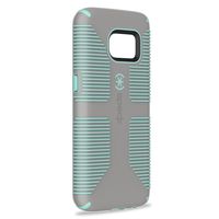 Speck Products Samsung Galaxy S7 Case, CandyShell Grip Case  (Sand Grey/Aloe Green), Military-Grade Protective Case