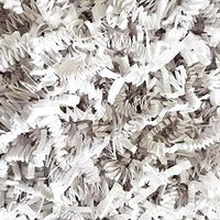Black Cat Avenue 2 LB White Crinkle Cut Paper Shred Filler for Gift Wrap and Basket Filler