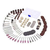 141Pcs Rotary Tool Accessories Kit - GOXAWEE 1/8-inch Shank All Purpose Power Tool Accessory Set Universal Fitment for Easy Drilling Sawing Sanding Grinding Polishing