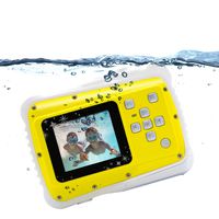 Waterproof Kids Camera Camcorder 8MP HD Kids Action Camera Underwater Camera - Birthday, Christmas, Festival Gifts for Girls Boys (Yellow)
