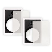 Theater Solutions 8WFG Frames and Grills for 8 Inch in Wall Speakers Pair