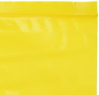 Bauxko 12" x 15" Reclosable Poly Bags, Yellow, 50-Pack (xPB3670Y-50)