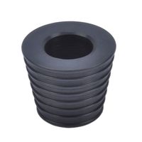 Myard MP UW35 Umbrella Cone Wedge Spacer fits Patio Table Hole Opening or Base 2 to 2.5 Inch, Umbrella Pole Diameter 1 3/8" (35mm, Black)