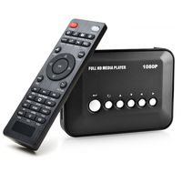AGPtek 1080P HDMI TV Media Player with HDMI / YPbPr / AV Output, USB/SD Ports with Remote Control for MP3 AVI RMVB MPEG etc    