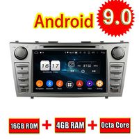 ROADYAKO 8Inch Auto Multimedia for Toyota Camry 2007 2008 2009 2010 2011 Android 9.0 Car Radio Stereo with GPS Navigation 3G WiFi Mirror Link RDS FM AM Bluetooth AUX Audio Video