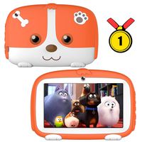 Kids Tablets,7inch Kids Android Tablets for Kids 1G+16G Android9.0 Quad Core Kids Tablets with WiFi Parental Control,GMS Certified,Bionic Design with Kids-Proof Case.