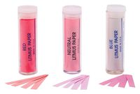 Frey Scientific Litmus Test Paper, Red (12 Vials of 100 Strips)
