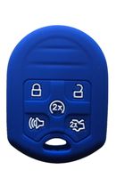 KAWIHEN Silicone Key Fob Cover Case Protector Smart Remote Control Shell Keyless Entry Case Holder Cover For Ford Edge Expedition Explorer Flex Focus Fusion Mustang Taurus 164-R8000 CWTWB1U793