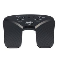 Moukey Wireless Page Turner Pedal for Tablets Ipad Rechargeable Black