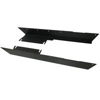 Paramount Restyling 51-0039 Black Jeep Wrangler TJ Rocker Guard