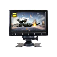 Thinlerain 7 inch Small Portable HDMI VGA HD LCD 1024x600p Screen Computer Monitor for PC Laptop, Raspberry pi Display Screen Monitor Video HDMI Monitor for Bus Display, Car Rear View Monitor.