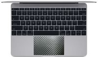BingoBuy 5 pieces Trackpad Touchpad Area Decorative Cover Skin Protector Sticker for 12" Apple Macbook with Retina Display A1534 (black carbon fiber)