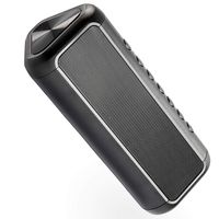 Solar Bluetooth Speaker12W, Friengood 50+ Hours Playtime Portable IPX6 Waterproof Wireless Bluetooth 4.2 Speakers with Dual Driver, Built-in Mic and 5000mAh Power Bank for Outdoor Activities (Black)