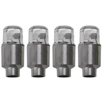 Ecosin Fashion 4x LED Wheel Tyre Tire Air Valve Stem Cap Light Lamp Bulb