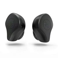 Bluetooth 5.0 Earbuds, True Wireless Earbuds with Microphone, IPX7 Waterproof for Swimming Cordless Headphones, Automatic Pairing, Stereo Headset, 24 Hours Playtime, LED Power Display (Grey)