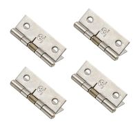 Rannb Spring Hinge Self Closing Hinge 2" Length Stainless Steel Door Hinge - Pack of 4