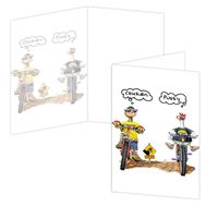 ECOeverywhere Peer Pressure Bike Boxed Card Set, 12 Cards and Envelopes, 4 x 6-Inches, Multicolored (bc12800)