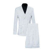 BBT-Shop Men's Suit & Pant 2-Piece Blazer Set Jacket Stripe Coats Sweater Sweatshirt Blouse Bomber Long Sleeve Autumn Winter Coat Outwear Button Hoodie Trench Overcoat Top Business Praty Tailcoat