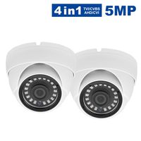 5MP Dome Security Camera(2pack),Anpviz Hybrid HD 1080P 4 in 1 TVI/CVI/CVBS/AHD Waterproof Outdoor/Indoor Day & Night Vision 3.6mm Lens Dome Cameras for CCTV Camera System-Black (Gray-1pack).99
