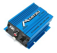Blue Mitzu Mit-75az 2 Channel 500 Watt Car Audio Amplifier Motorcycle ATV Amp Amps