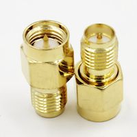SMA Male plug to RP-SMA Female plug RF Coaxial Adapter Connector Quick USA Shipping