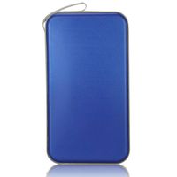 Faylapa 80 Capacity DVD CD Case,Heavy Duty Hard Flexible Plastic Protective CD VCD DVD (Blue)