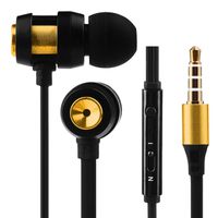 Staron Earphones with Microphone, Super Bass Stereo in-Ear Earphone Sport Headset with Headphone for iPhone 7 (B)