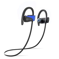 Bluetooth Headphones, M3 Wireless Sports Headset with Mic Waterproof Earphones HD Stereo Sweatproof Earbuds with Carring Case for Gym Running Workout 12 Hour Noise Cancelling (Blue)...