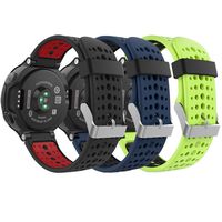 QGHXO Soft Silicone Replacement Watch Band for Garmin Forerunner 235/220/230/620/630/735 Smart Watch (No Tracker, Replacement Bands Only)