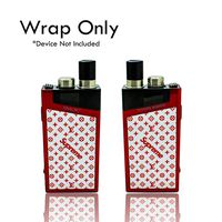 Custom Skin Decal for SMOK Trinity Alpha (Decal Only, Device is Not Included) - Vinyl Wrap Protective Sticker by VCG Customs (White Red Supreme)