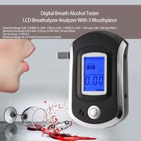 RICH Alcohol Tester Professional Breathalyzer,Digital LCD Display,Portable Breath Alcohol Tester for Personal & Professional Use